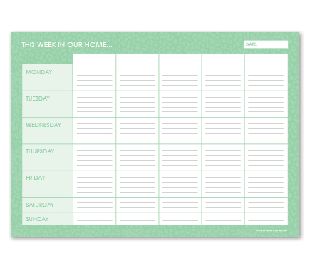 Updated my weekly planner template slightly, free download link in